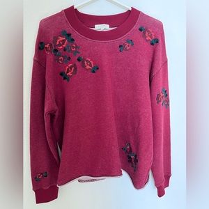Madewell Embroidered Sweatshirt